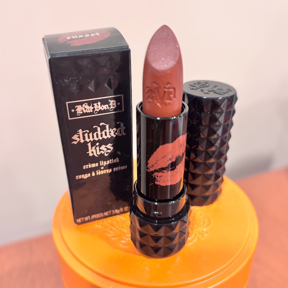 Kay Von D Studded Kiss Creme Lipstick ~ Russet